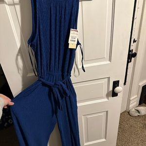Brand new blue jumpsuit, size small